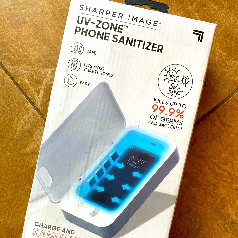 Sharper Image UV Zone Phone Sanitizer